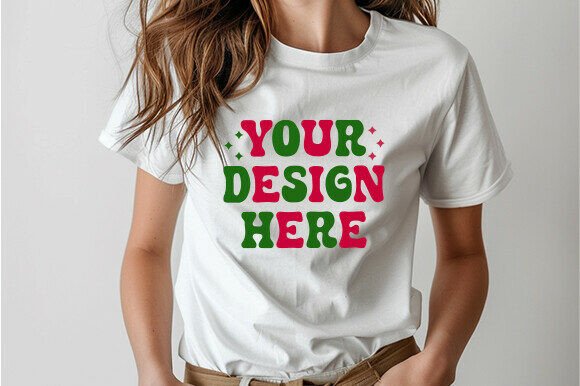 Download Comfort Colors C1717 Women Tshirt Mockup - Women tshirt mockup Collection