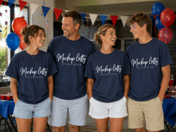 Download Comfort Colors 1717 Family Group Mockup - Premium Bundle