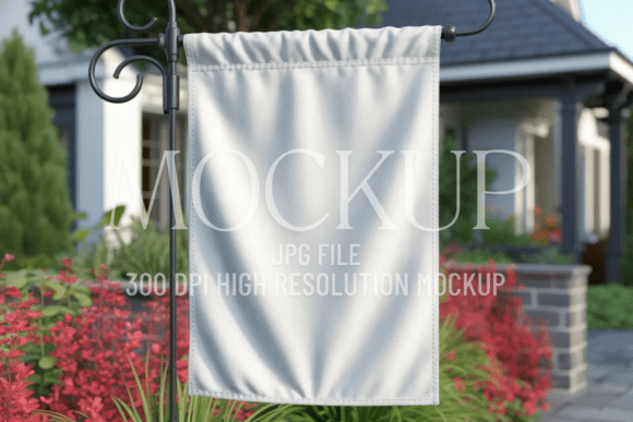 Download Garden Flag Sublimation Mockup - Premium Resources