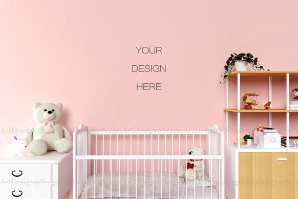 Download Nursery Mock Up, JPG Mockup Scene - Jpg mockup Collection