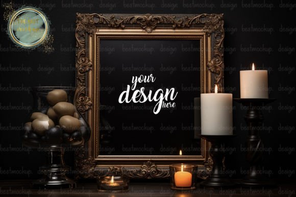 Download Gothic Frame JPG Mockup - Jpg mockup Collection