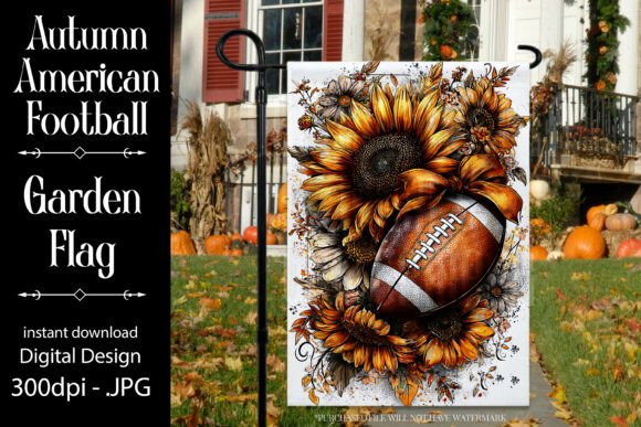 Download American Football Garden Flag F3 - Garden flag Collection