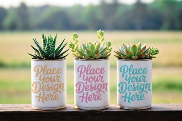 Download Decoupage Tin Cans PSD JPG Mockup - Jpg mockup Collection