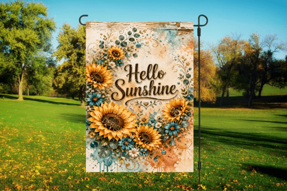 Download Hello Sunshine Garden Flag - Premium Resources