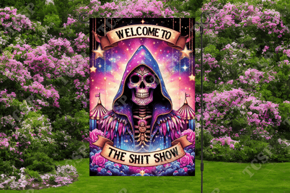 Download Welcome to the Show Garden Flag - Premium Bundle